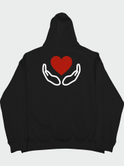 Heart in Hands Oversize Hoodie