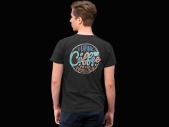 Coffee for Your Protection Siyah T-Shirt