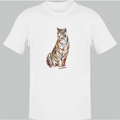 Kaplan Beyaz T-Shirt