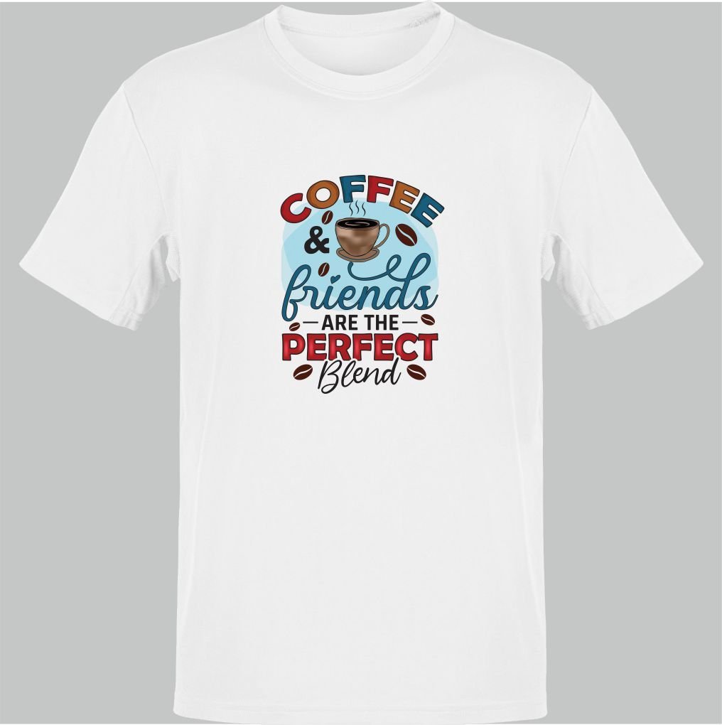 Coffee Friends Perfect Blend Beyaz T-Shirt