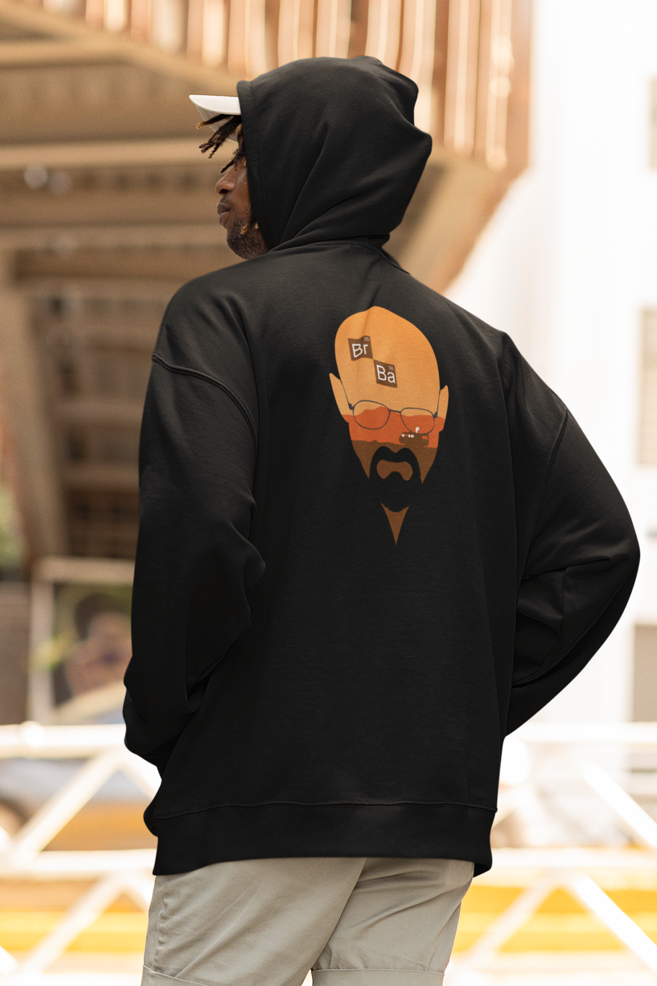 Breaking Bad Heisenberg Br Ba Oversize Hoodie M - Arkaya  Baskı