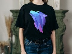 Wolf WPAP Siyah T-Shirt