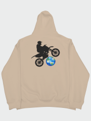 Cross Country Motorcycle Oversize Hoodie
