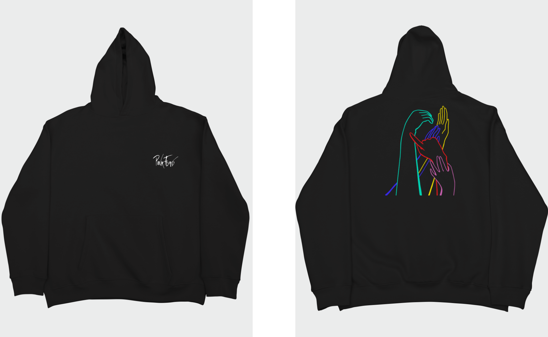 Pink Floyd Dark Side Of The Moon Oversize Hoodie