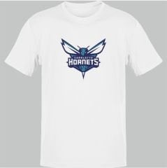 NBA North Carolina Charlotte Hornet Beyaz T-Shirt