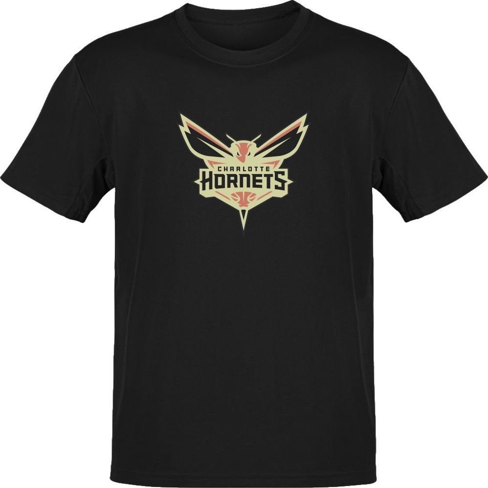 NBA North Carolina Charlotte Hornet Siyah T-Shirt
