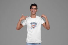 NBA Oklahoma Thunder Beyaz T-Shirt