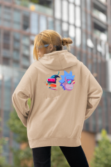 Rick And Morty Bender Oversize Hoodie M - Arkaya  Baskı