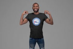 NBA Philadelphia 76ers Siyah T-Shirt