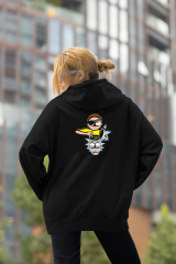 Rick And Morty Brain Treatment Oversize Hoodie L - Arkaya  Baskı
