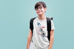 Sert Şut Beyaz T-Shirt