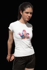 Stranger Things Screw Beyaz T-Shirt