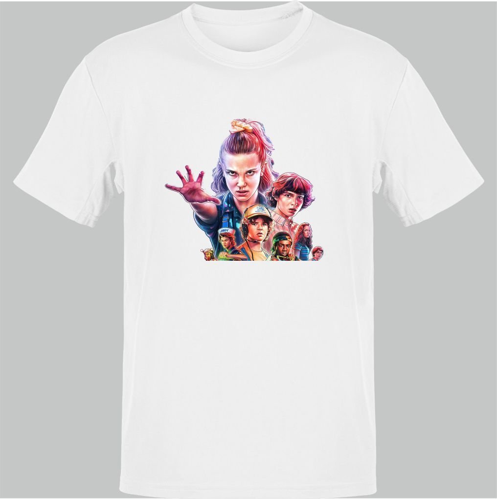 Stranger Things Screw Beyaz T-Shirt