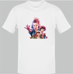 Stranger Things Screw Beyaz T-Shirt