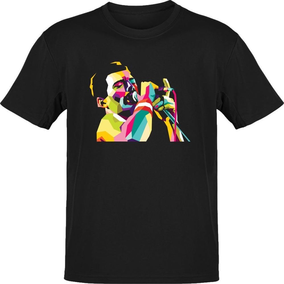 Fredie Mercury WPAP Siyah T-Shirt