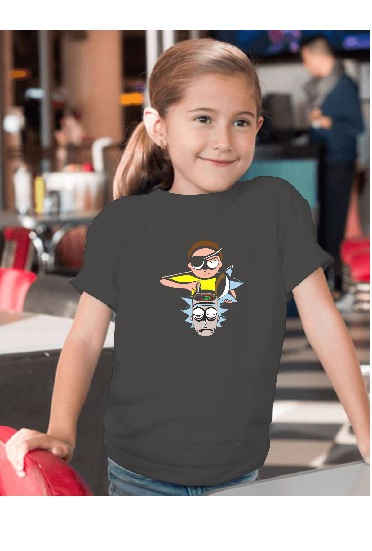 Rick And Norty Brain Treatment Çocuk T-Shirt