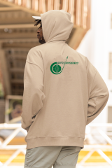 NBA Seattle Supersonics Oversize Hoodie M - Arkaya  Baskı - Taş Rengi