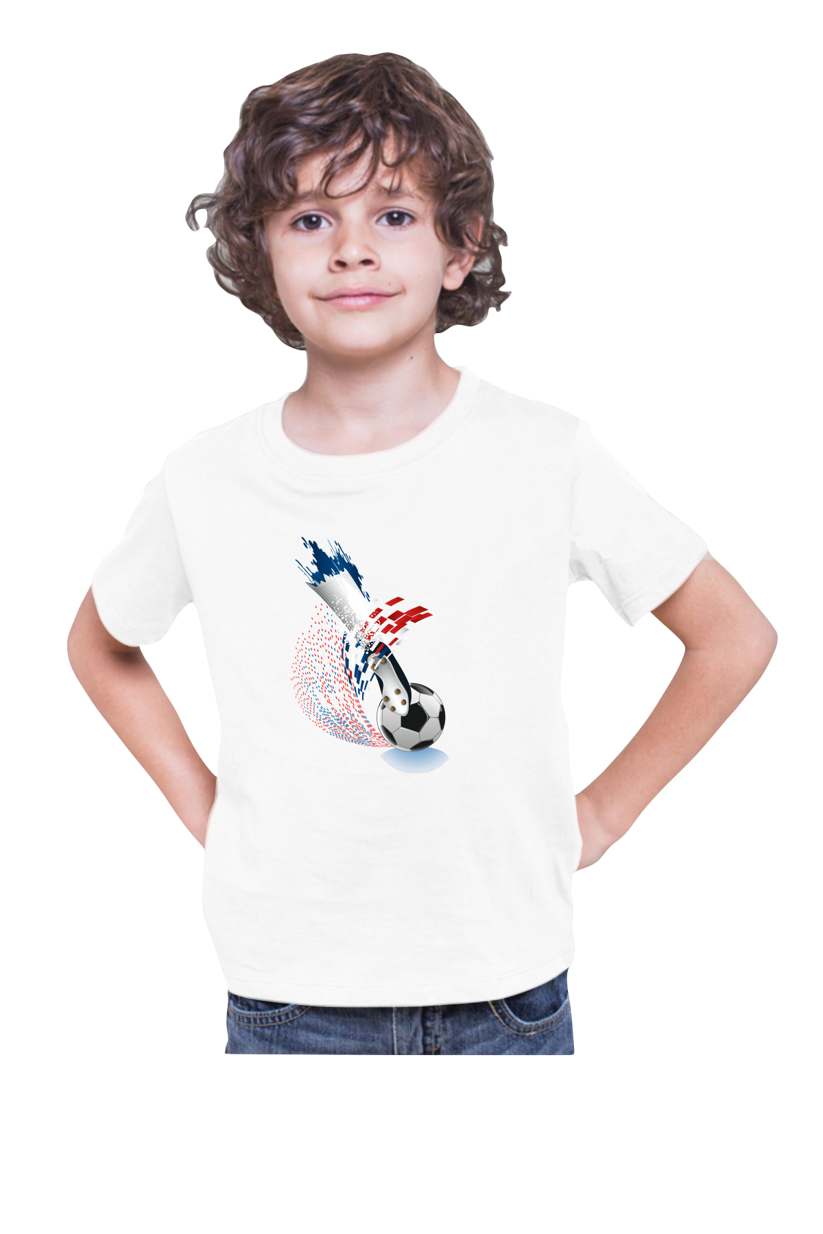 Sert Şut Çocuk T-Shirt