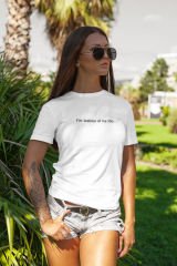 I am Jealous of Me Beyaz T-Shirt