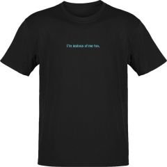 I am Jealous of Me Siyah T-Shirt S - Turkuaz Mavi