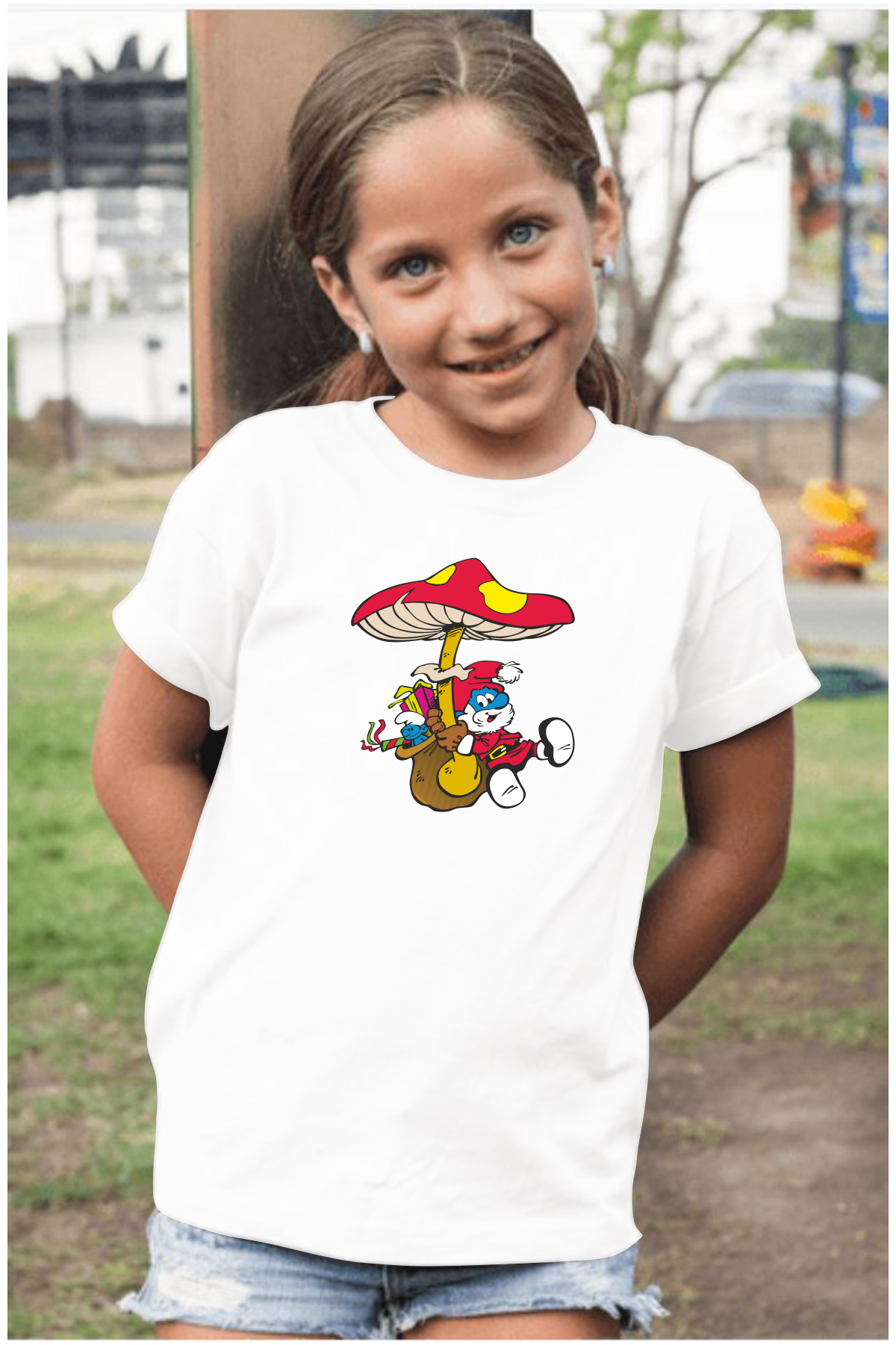 Şirin Noel Baba Çocuk T-Shirt