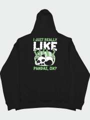 I Like Pandas Oversize Hoodie