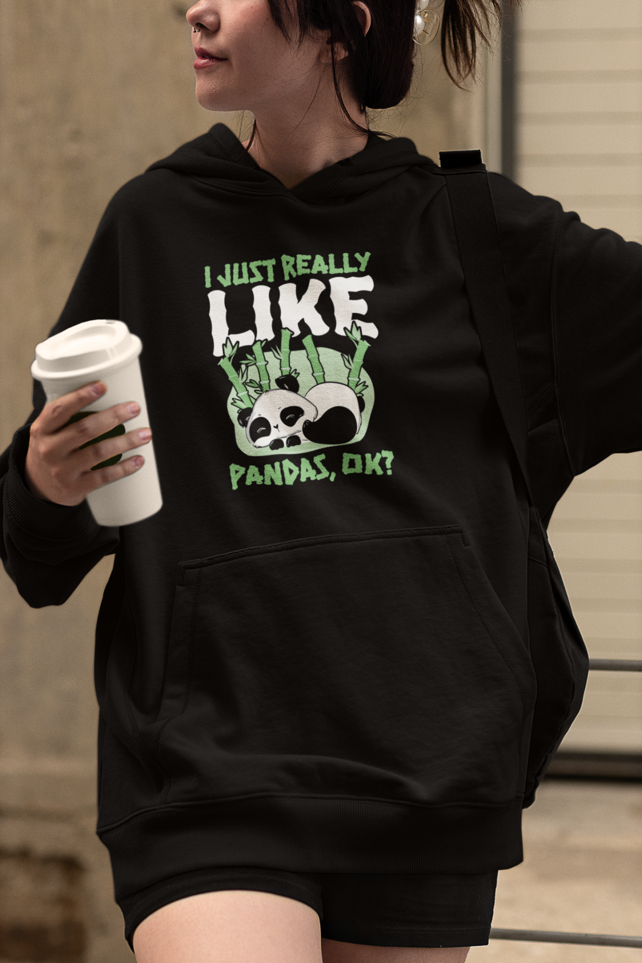 I Like Pandas Oversize Hoodie