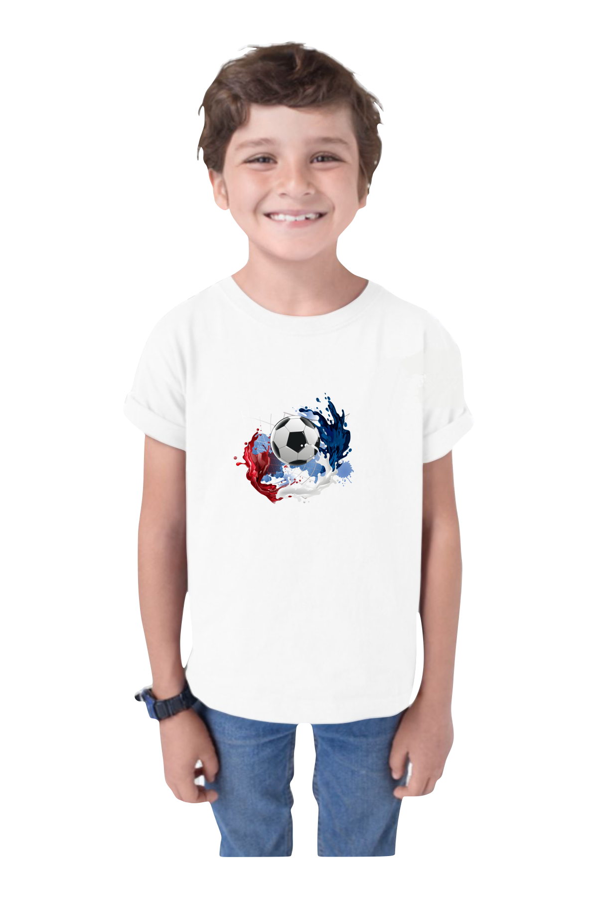 Şut ve Gol Çocuk T-Shirt