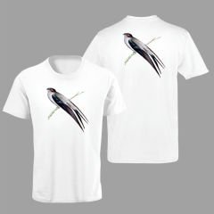 Japanese Crested Swallow Beyaz T-Shirt