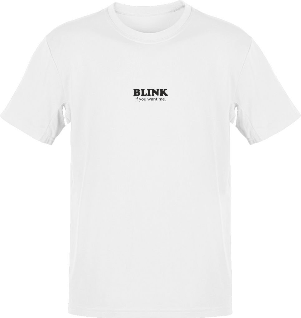 Blink Beyaz T-Shirt XXL - Siyah