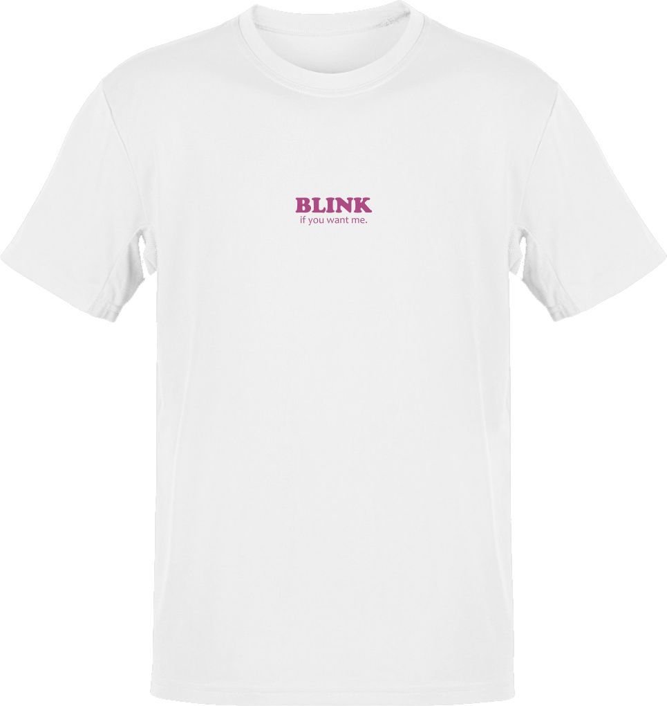 Blink Beyaz T-Shirt XS - Mor