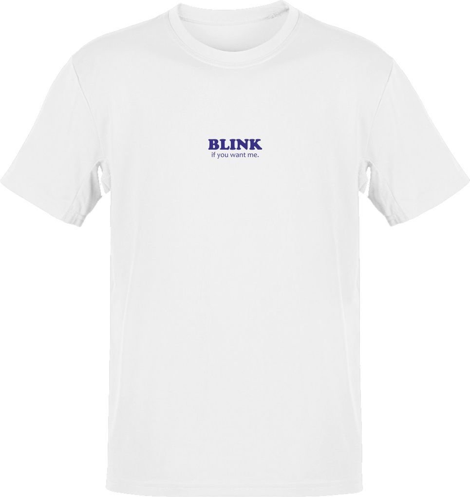 Blink Beyaz T-Shirt XXXL - Lacivert