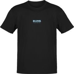 Blink Siyah T-Shirt L - Buz Mavisi