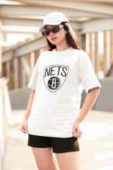 NBA Brooklyn Nets Beyaz T-Shirt
