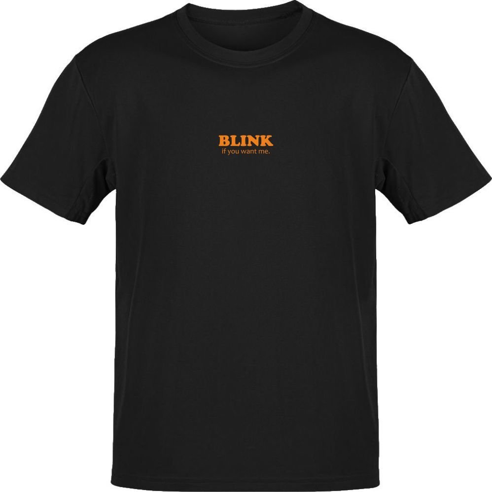 Blink Siyah T-Shirt M - Turuncu