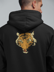 Kaplan Başı Oversize Hoodie XL - Arkaya  Baskı