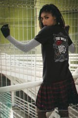 Wild Rose Siyah T-Shirt