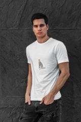 Leoparları Koruyalım Beyaz T-Shirt