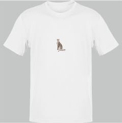 Leoparları Koruyalım Beyaz T-Shirt