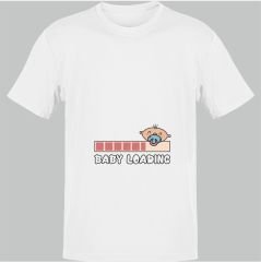 Baby Loading Beyaz T-Shirt