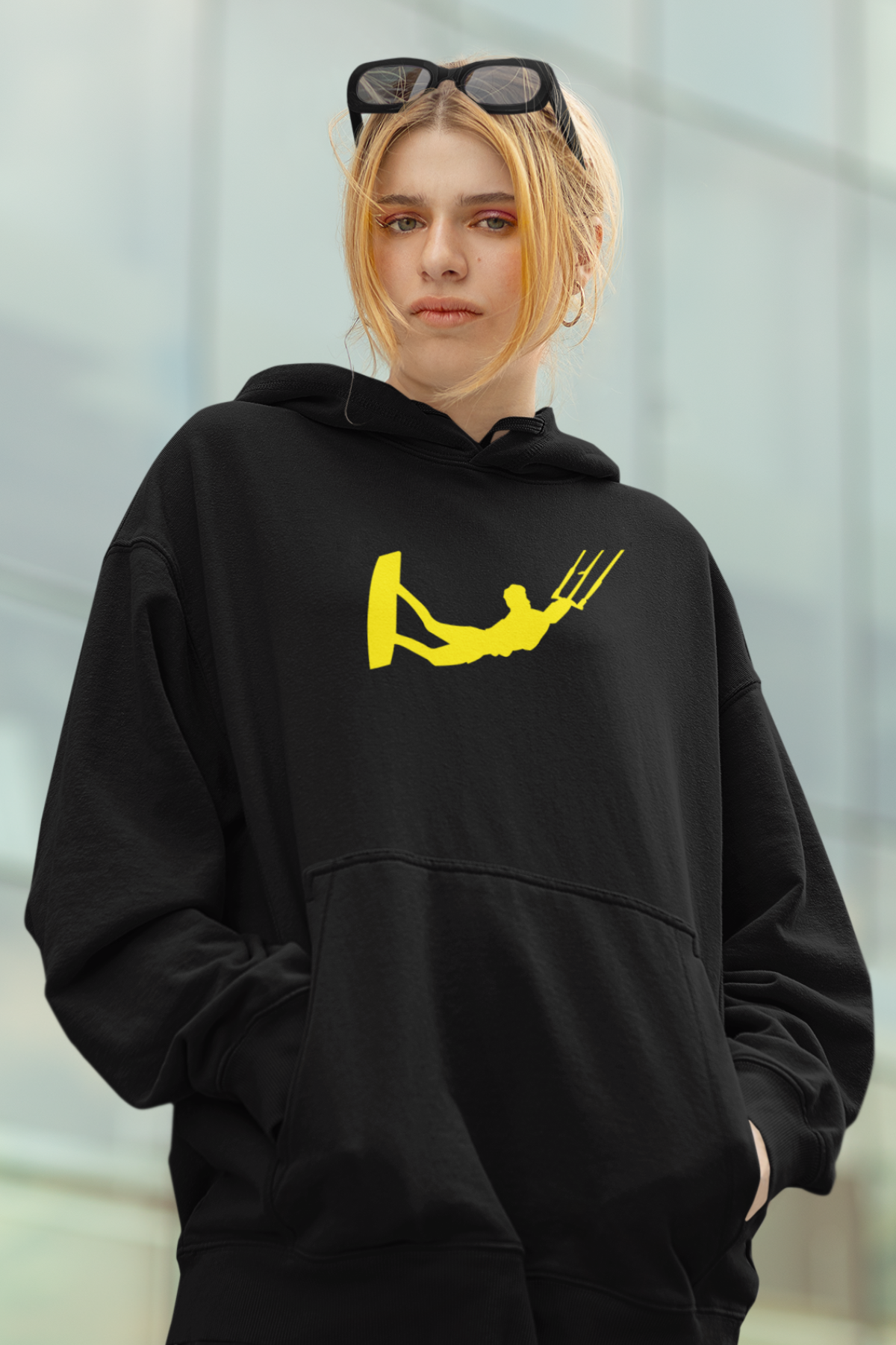 Acrobatic Kite Surf Oversize Hoodie