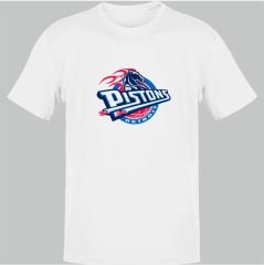 NBA Detroit Pistons Beyaz T-Shirt